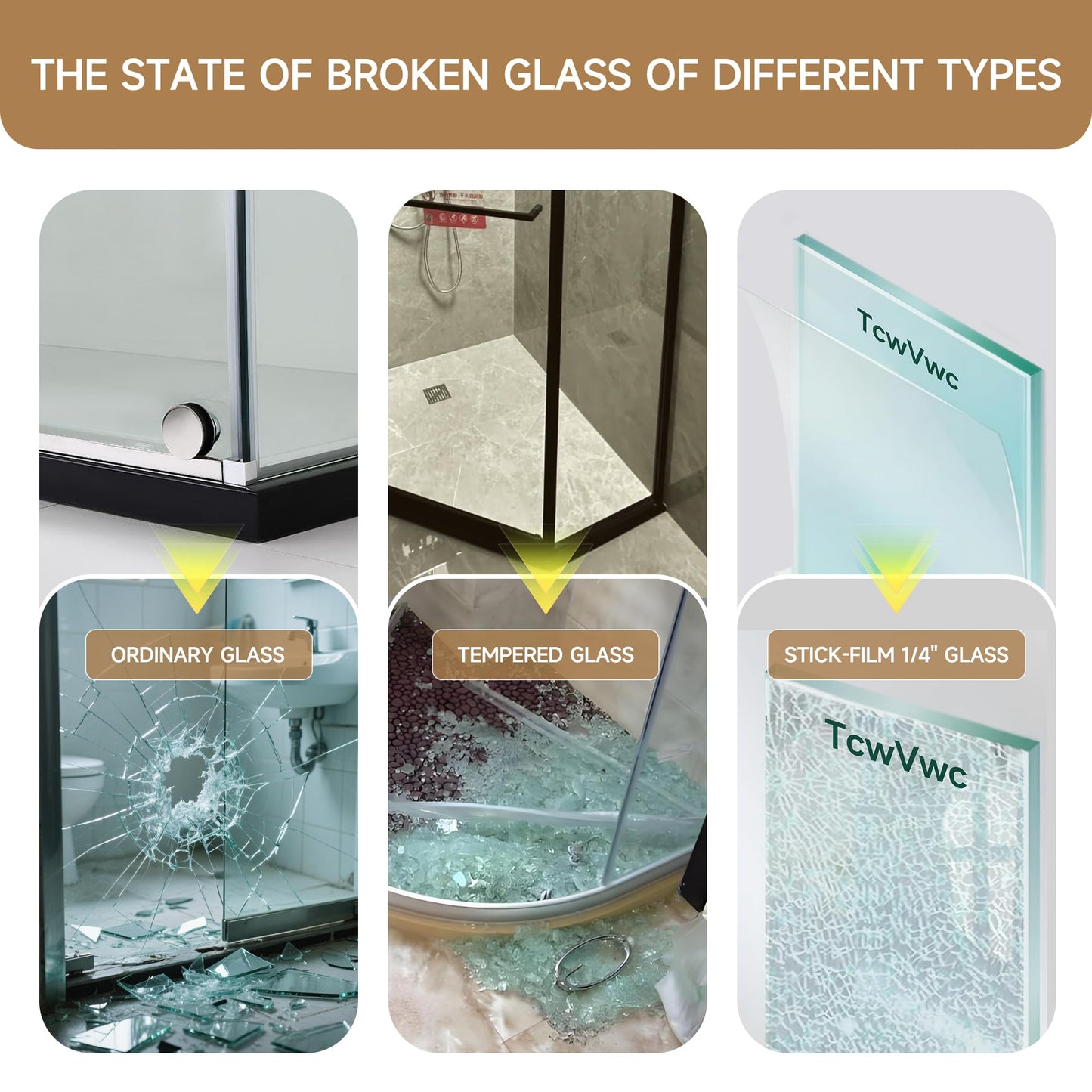 Shower Glass Panel Fixed Shower Screen, 32” W x 78” H 3/8” 10mm Single Frameless Shower Doors for Walk in Shower with Clear Tempered Glass Explosion-Proof Film for Bathroom, Matte Black Hardware