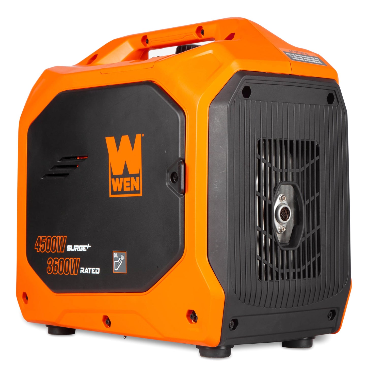 WEN 4500-Watt Inverter Generator, RV-Ready, Quiet, Portable, and Lightweight with Fuel Shut Off and CO Watchdog (56432iX), Fuel Type Gasoline