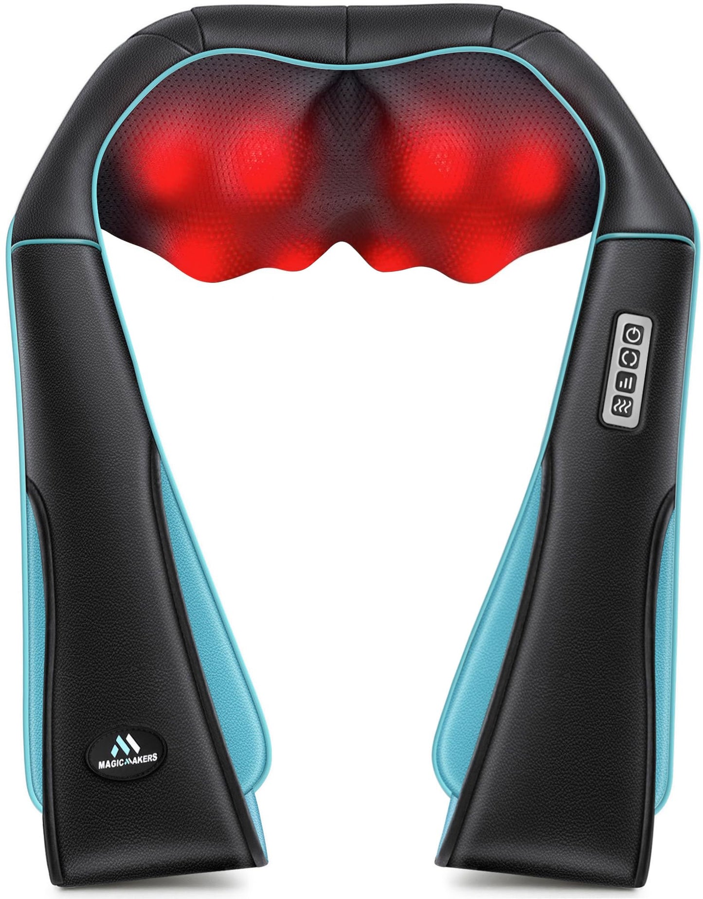 MagicMakers Fathers Day Dad Gifts, Shiatsu Neck Massager with Heat for Pain Relief Deep Tissue – Christmas Gift for Women, Men, Mom, Dad, Her, Him– Amazing Back & Shoulder Relief from Daughter or Son