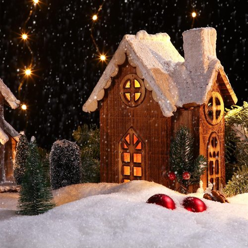 Kasyat Fake Snow Powder - 5.3oz Artificial Flake Decoration for Christmas Parties | White