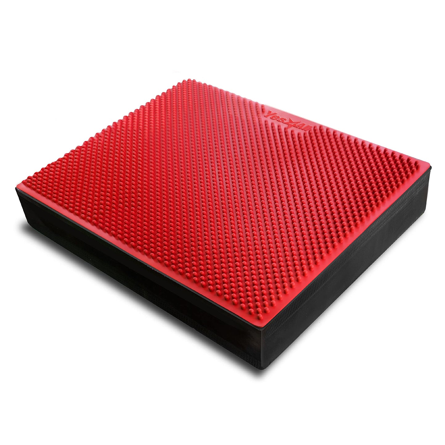 Yes4All unisex adult B. Red Yoga Balance pad massage, N.Red - XXL + Extra Thick -20" x 16" 3", X-Large US