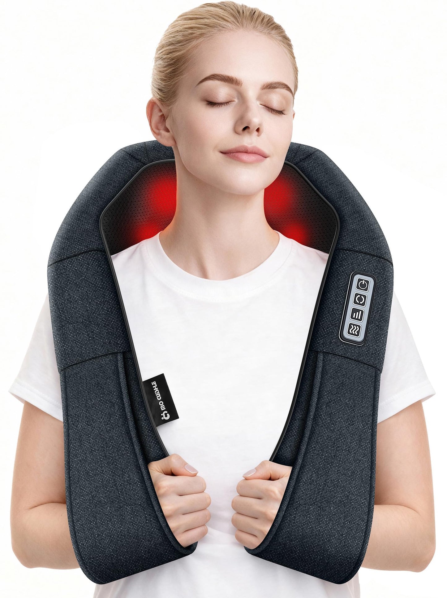 Mo Cuishle Father's Day Dad Gifts, Shiatsu Neck and Back Massager with Heat – Deep Kneading for Shoulder – Ideal Gift for Husband Men Women Mom Him Her – Perfect for Christmas, Mothers Day, Birthdays