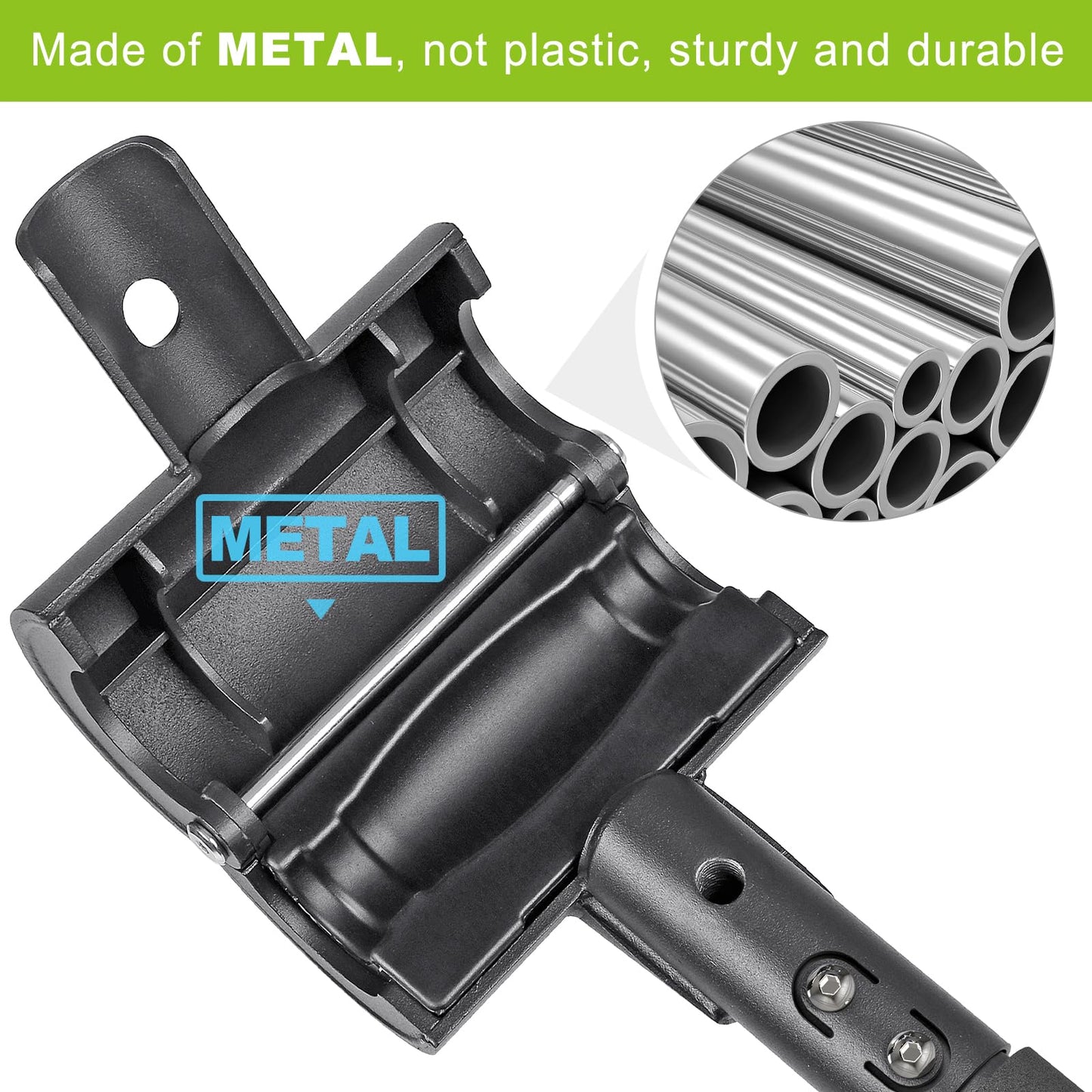 Kipika Adjustable Dumbbell to Barbell Converter - EZ Curling Bar Adapter - Versatile Weightlifting Equipment for Home Gym (A. Barbell Converter)
