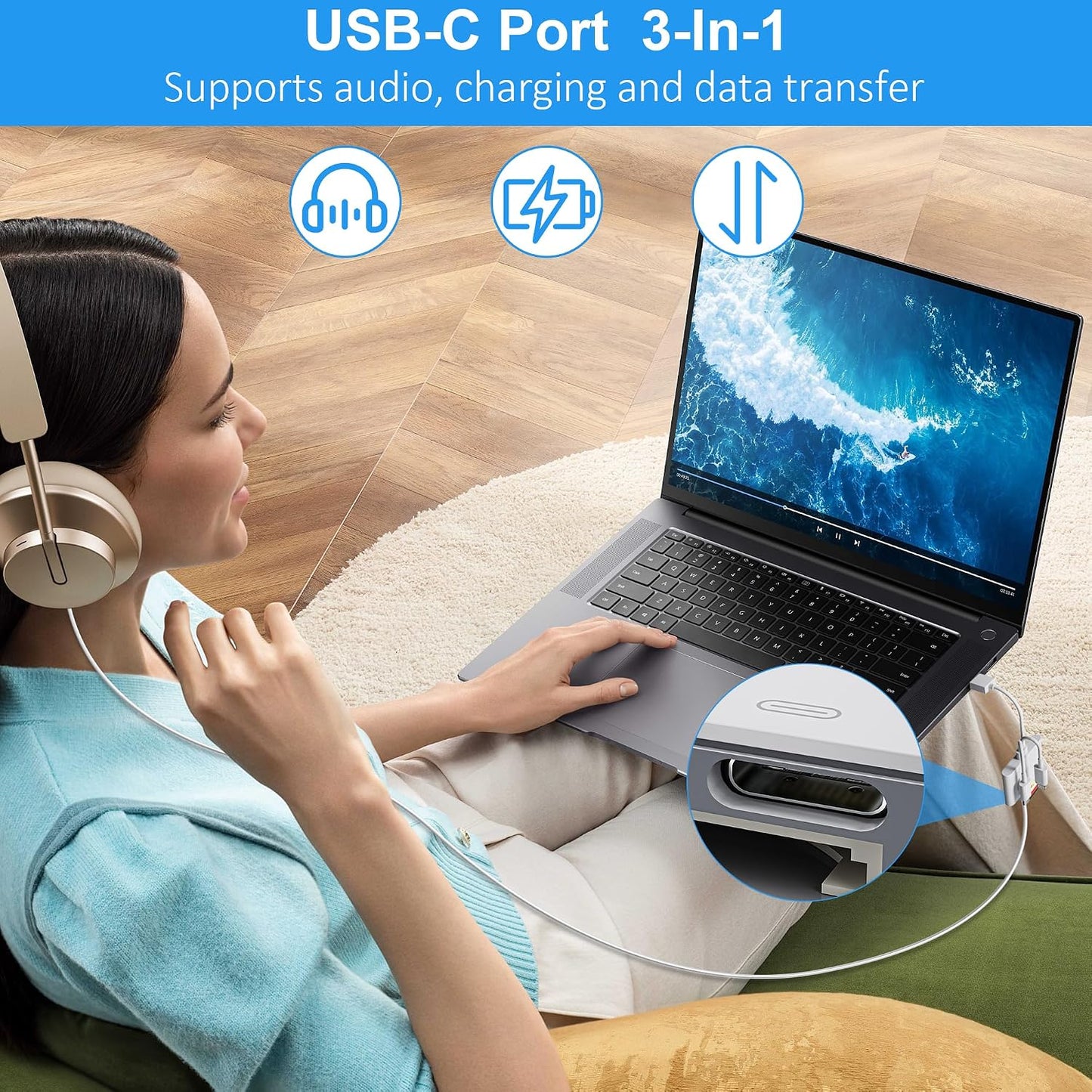 Suejezt 4 1 in SD Card Reader for iPhone/iPad/Mac, USB-C/Lightning/USB-A Memory Card Reader, Photo Transfer from