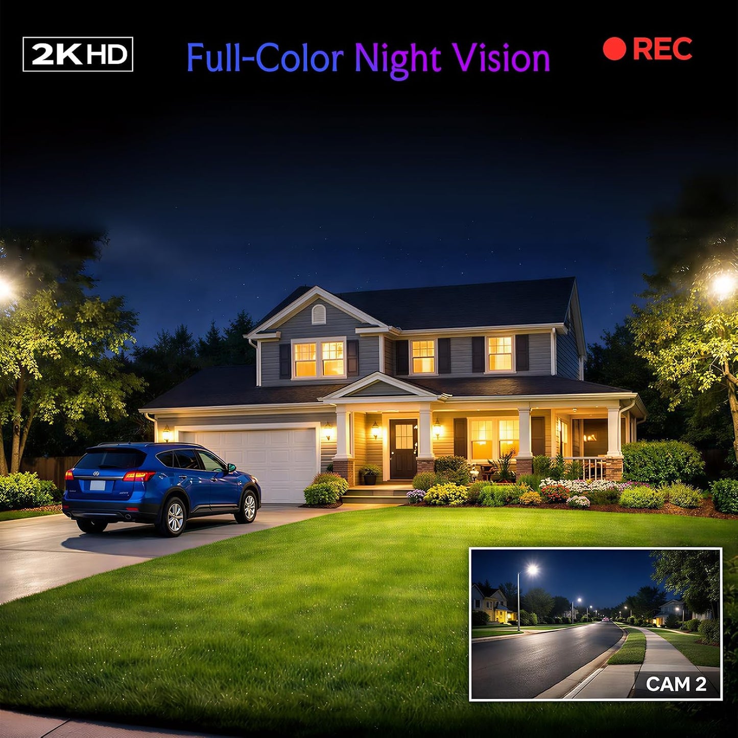 JOOAN 2K 5G/2.4G 2-Way IP66, 1 Pack Indoor Camera WiFi Pet Camera, Outdoor Security Camera, Cameras for Home Security