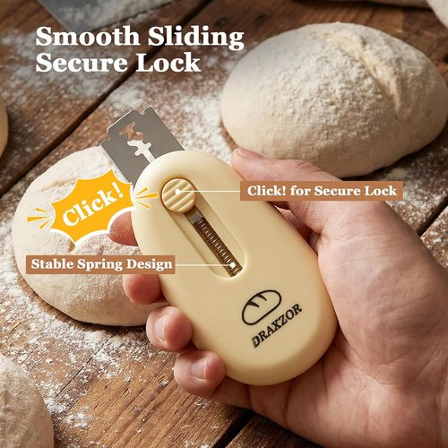 3-Pack Bread Lame by [Brand Name] - Professional Sourdough Scoring Tool Set with Ergonomic Handle & 10 Blades