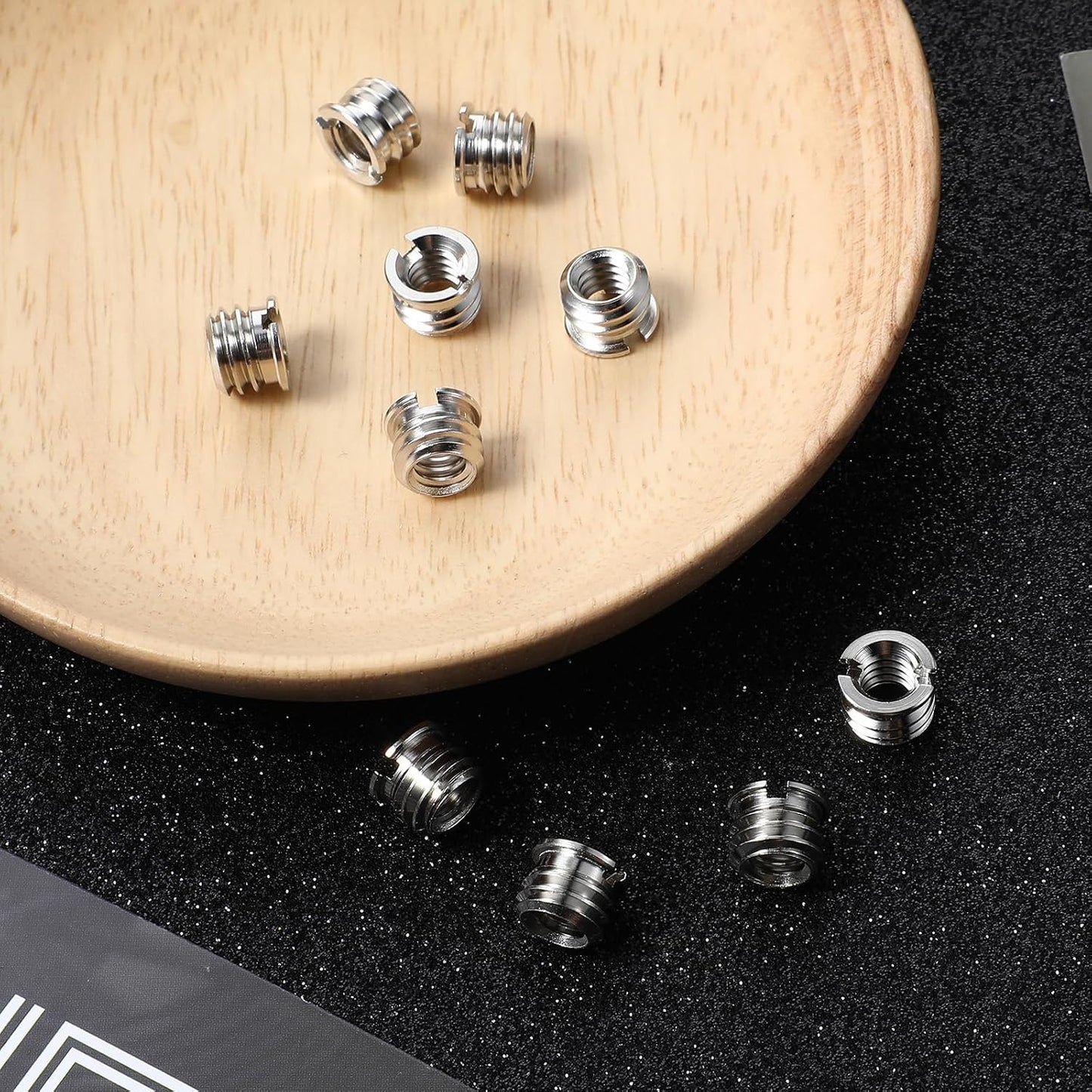 Styquenzer 1/4"-20 3/8"-16 10PCS Standard Female to Male Tripod Adapter Reducer Bushing Converter for DSLR Camera