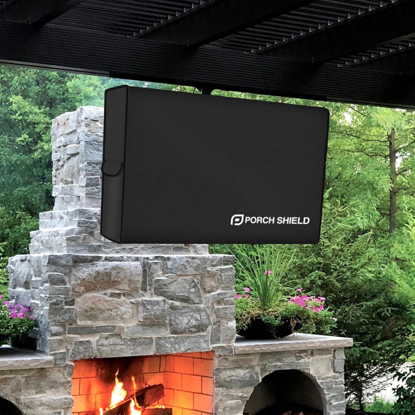 52-55 inches Porch Shield Outdoor TV Cover - Upgrade Fully Cover TV Weatherproof Protector for LCD, LED, Compatible