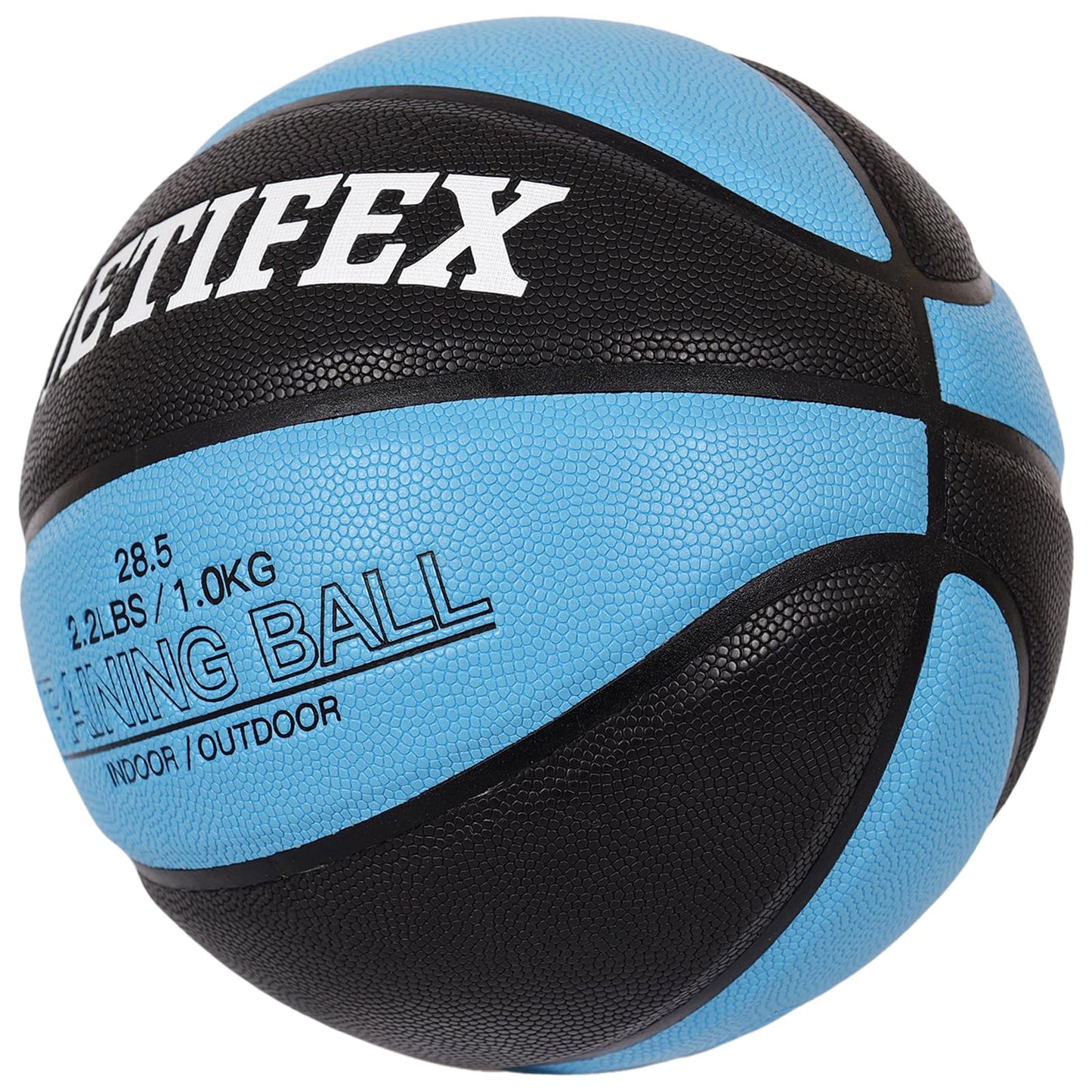 Noetifex Weighted Heavy Basketball 3LBS/2.2LBS 29.5"/28.8" Training Equipment for Indoor & Outdoor – Improve Dribbling, Passing, Handling & Rebounding Skills Weighted Training Basketball (Deflated)