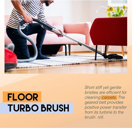 Miele Turbo Head Cleaner - Hand Attachment & Floor Tool for Carpets & Area Rugs