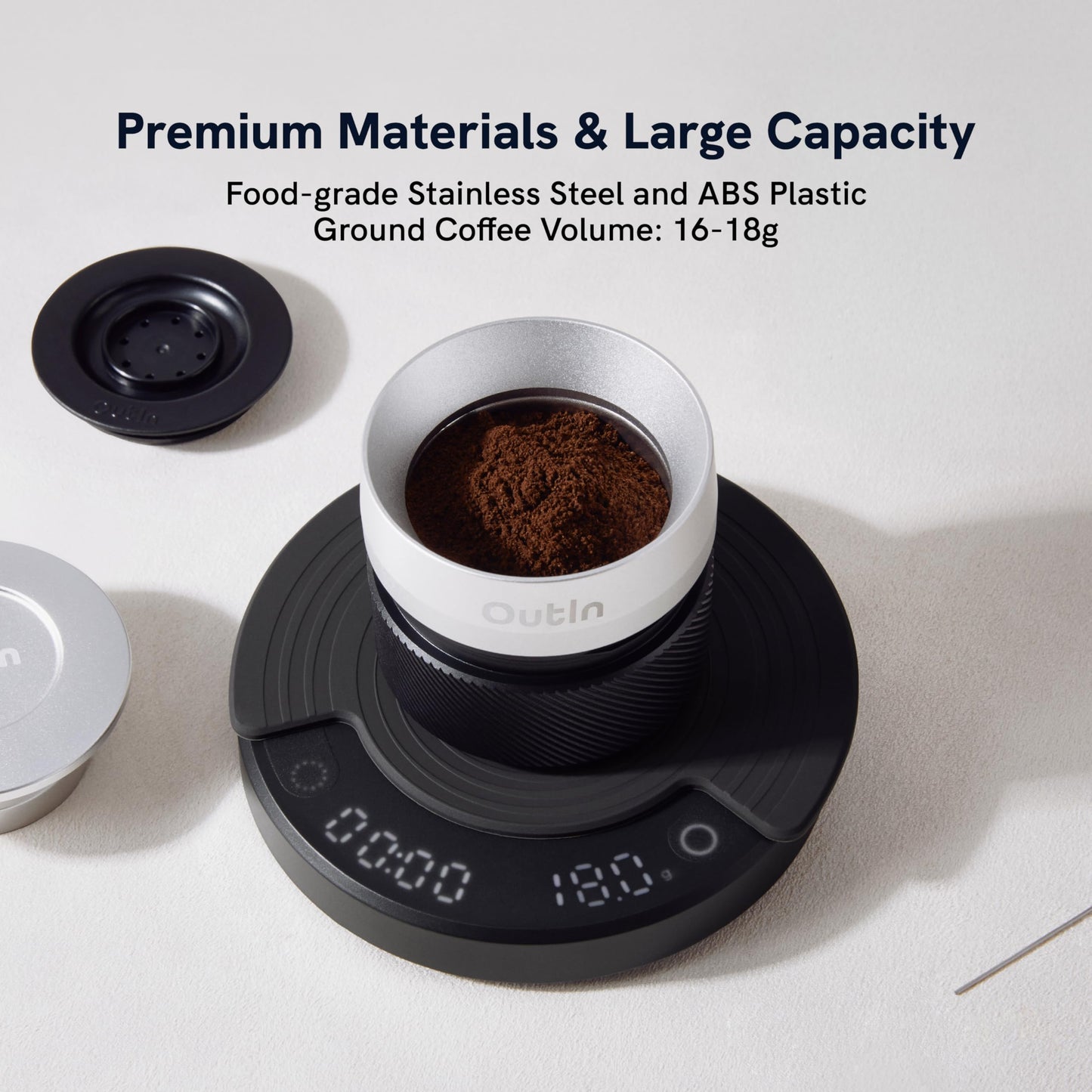 OutIn Nano Complete set Portable Espresso Machine with Double Shot Accessorries