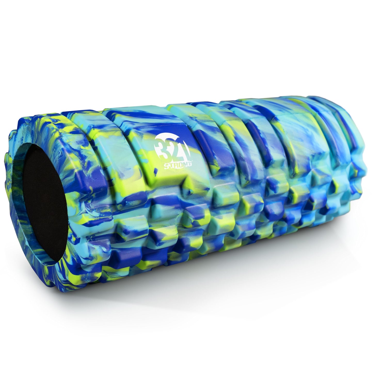 321 Strong Foam Roller - Medium Density Deep Tissue Massager - Muscle Massage + Myofascial Trigger Point Release - Includes 4K eBook - Alien