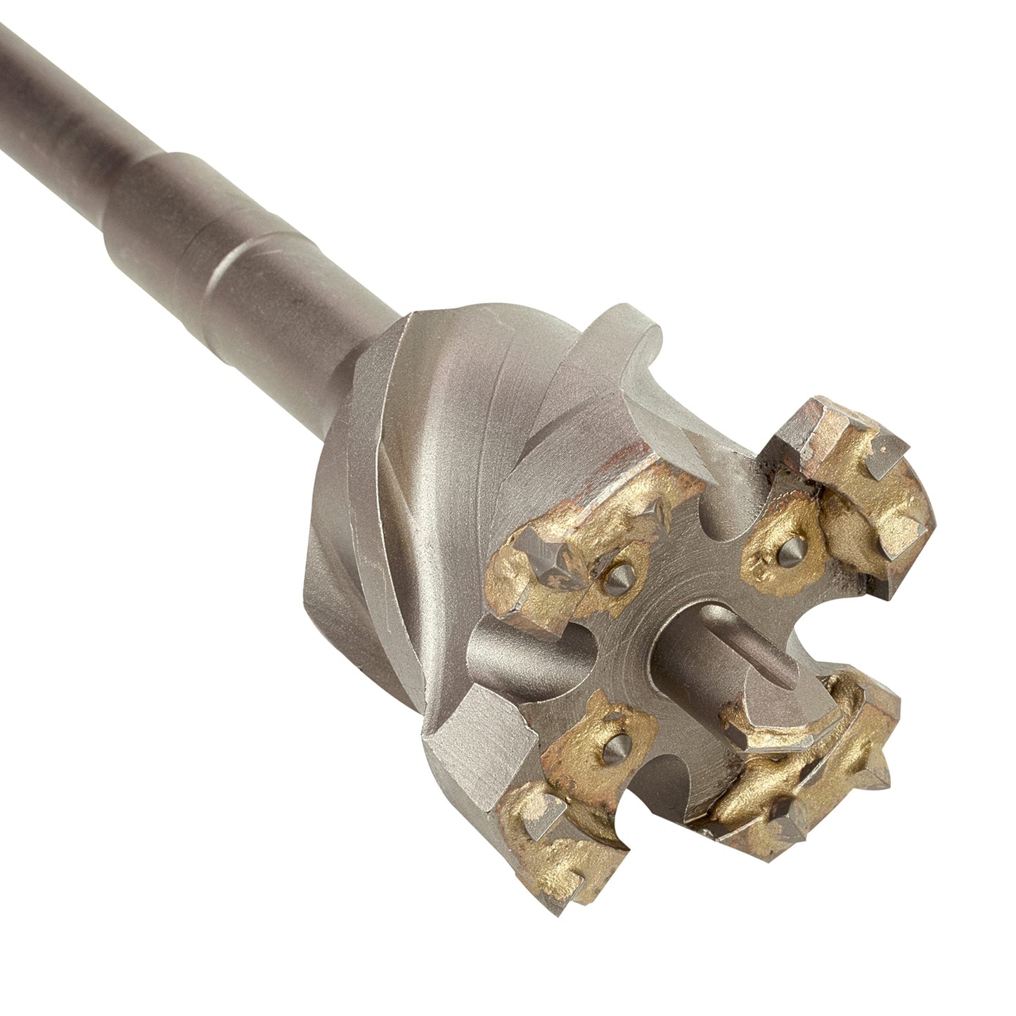 Sabre Tools 3-1/8 in x 20 in x 24 in SDS MAX Breakthrough Bit, Thru Hole Bit Carbide Tipped, Multi-Cutting Head for Concrete, Brick, Stone