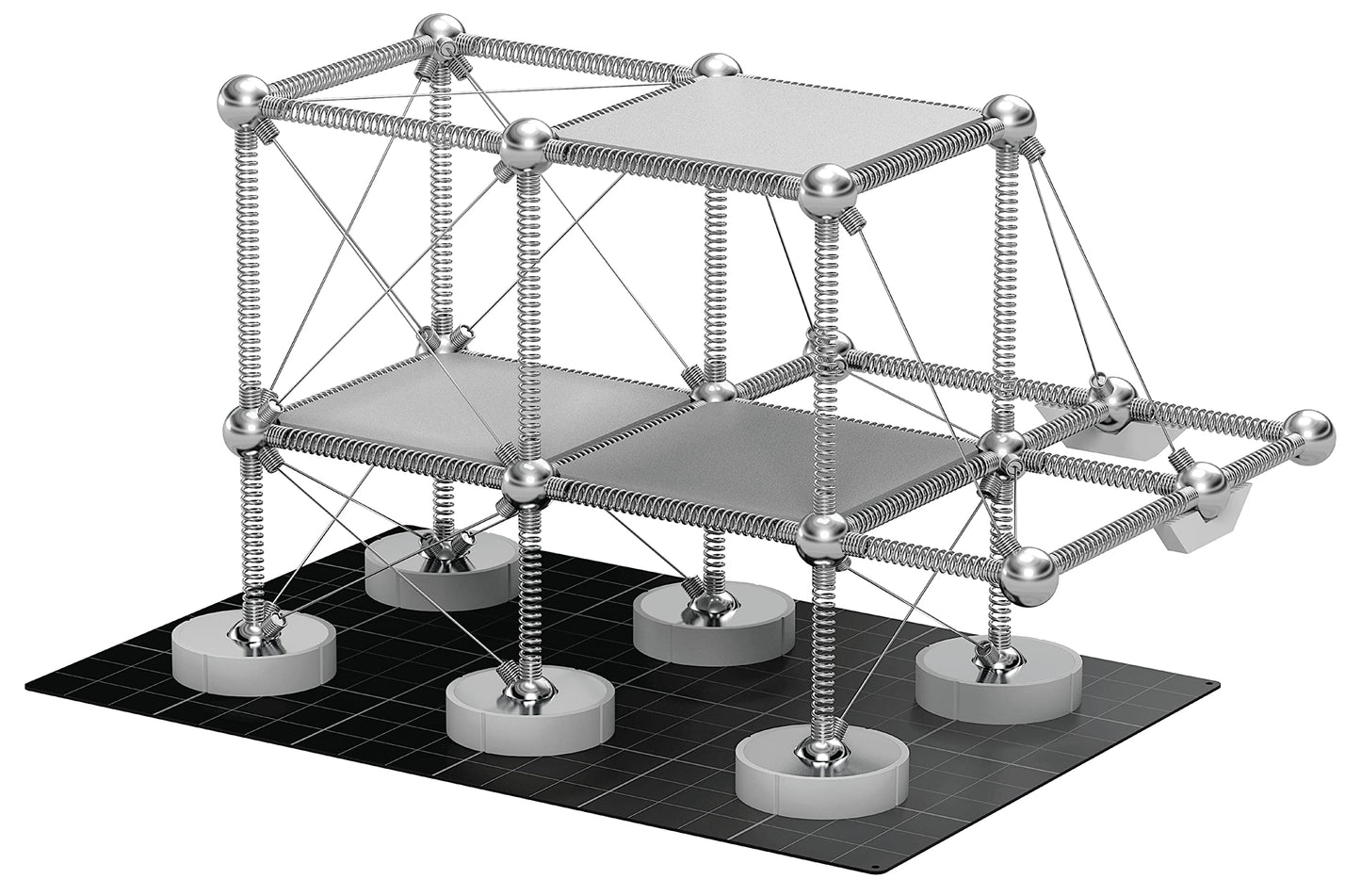 Mola Structural Kit 2 | Magnetic Modular Kit for Engineering and Architecture Education | 145 Pieces + Practical Guide