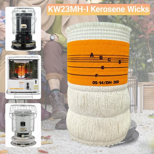 KW23MH-I Replacement Heater Wick for Megaheat HeatMate HMC-23K & 2230 Series – High-Efficiency Fiberglass & Cotton Wick – 1-Pack, Easy Install, Clean Burn, No Trimming Needed