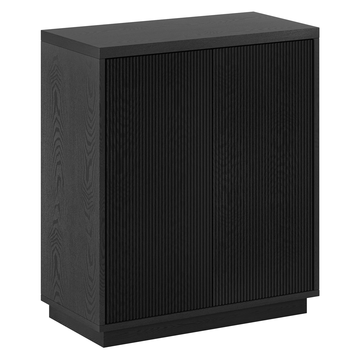 Henn&Hart Alston Accent Cabinet, 28" Wide, Black Grain