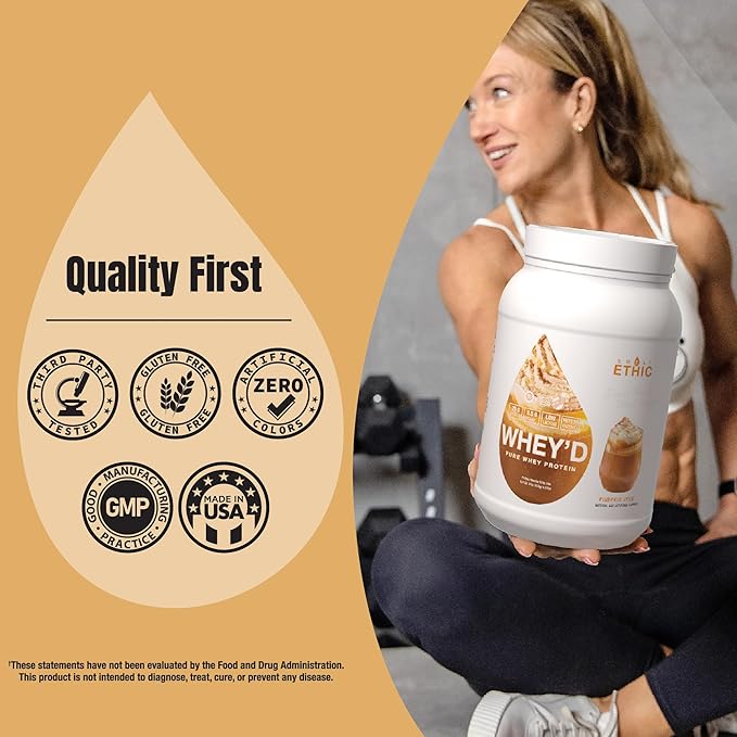 Whey'd Protein Powder, 25 G Whey Protein Blend with Concentrate, Isolate & Hydrolysate, Low Lactose & Digestive Enzymes for Easy Mixing & Smooth Texture, Pumpkin Spice Flavor, 25 Servings