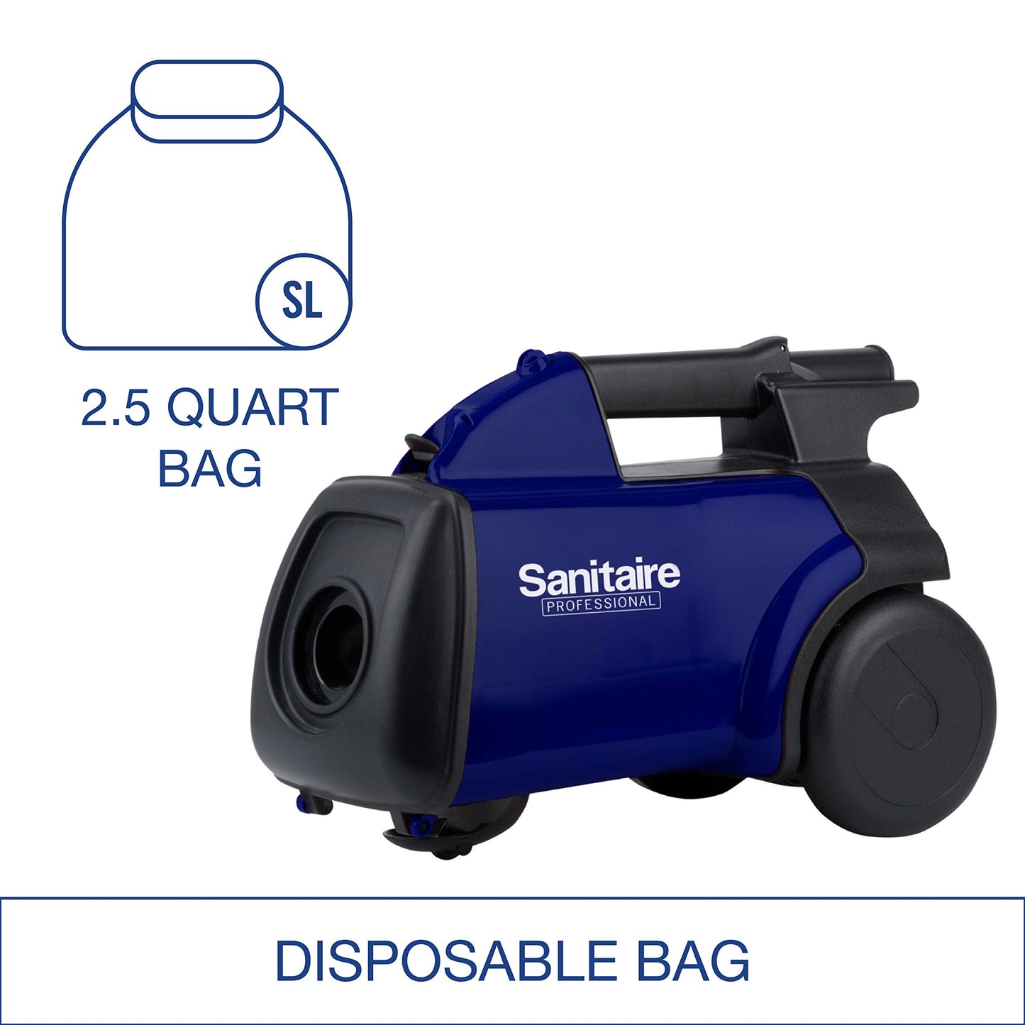 Sanitaire Professional Compact Canister Vacuum Cleaner, SL3681A
