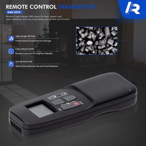 G6R-H3T5 Radio Remote Control Compatible with Maxitrol G6R-R3AM Control Module Receiver, for RH Peterson/Real Fyre, Valor, Empire, Element 4 Gas Fireplaces Replace# R11576 AT-01V-2 4001910 4001038