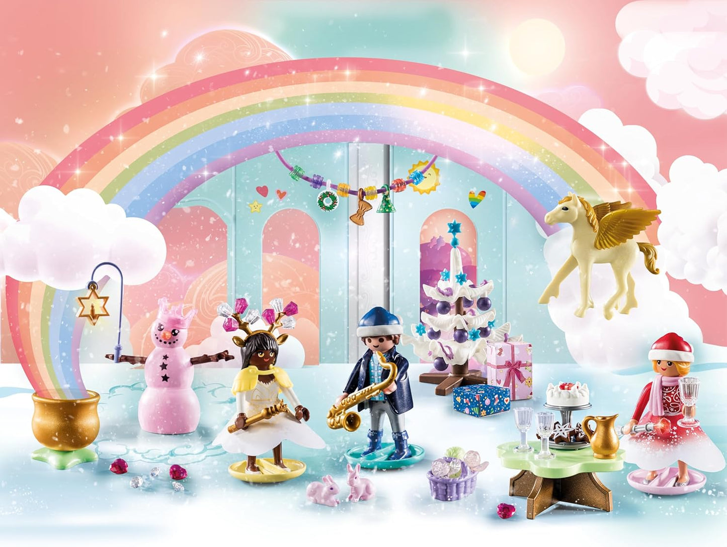 Playmobil Advent Calendar - Magical Christmas Under The Rainbow | Fun Holiday Countdown