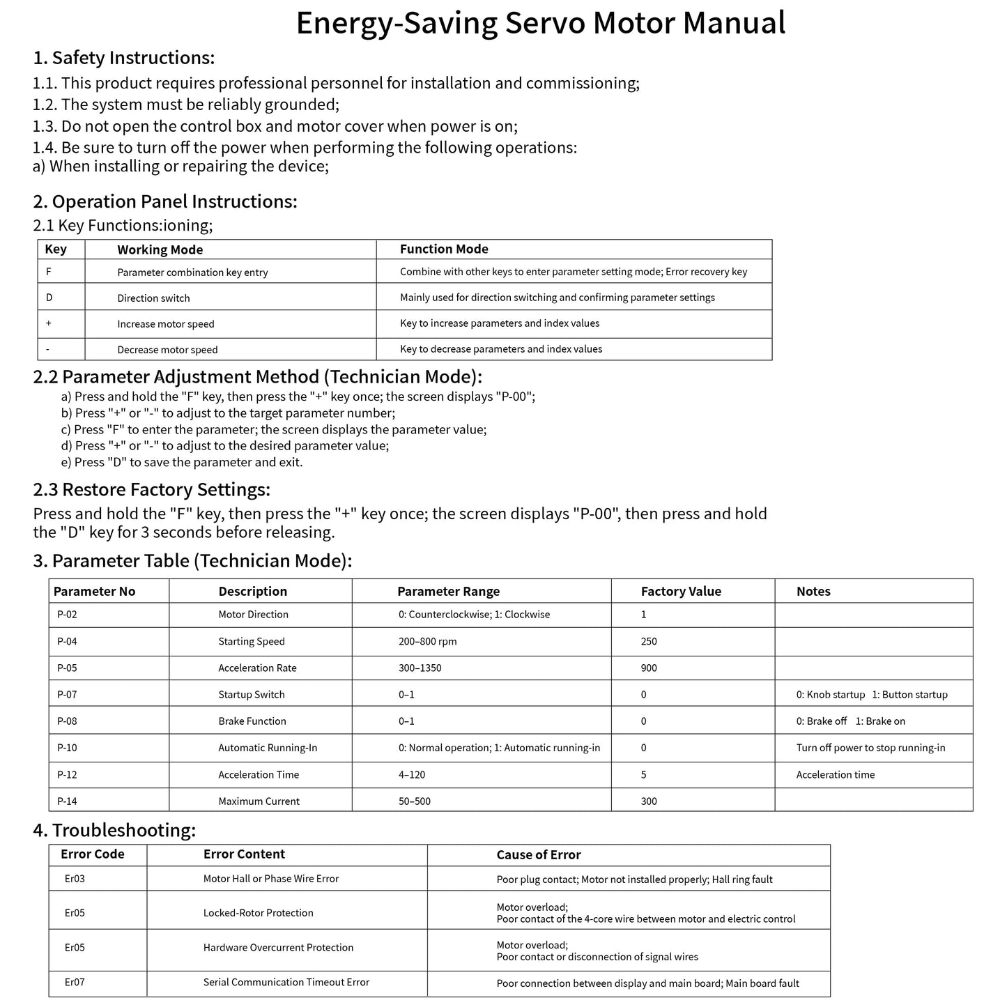 RATTMMOTOR 2.2KW Servo Motor Drive Kit 2200W 110V Permanent Magnet DC Brushless Servo Motor 200-4500RPM+Servo Motor Speed Controller for Woodworking Machine/Lathe/Drilling Machine/Reducer/Belt Sander