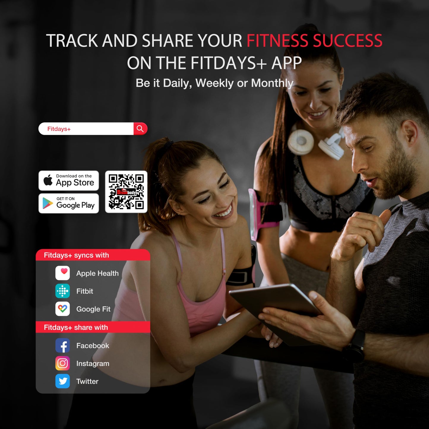Bisonbody Smart Jump Rope Fitness Skipping Rope with App – 2 Function Modes – Classic 3m Rope & Ropeless Shortballs – Bluetooth Skipping Rope with Fitdays+ App for Seamless Progress Tracking