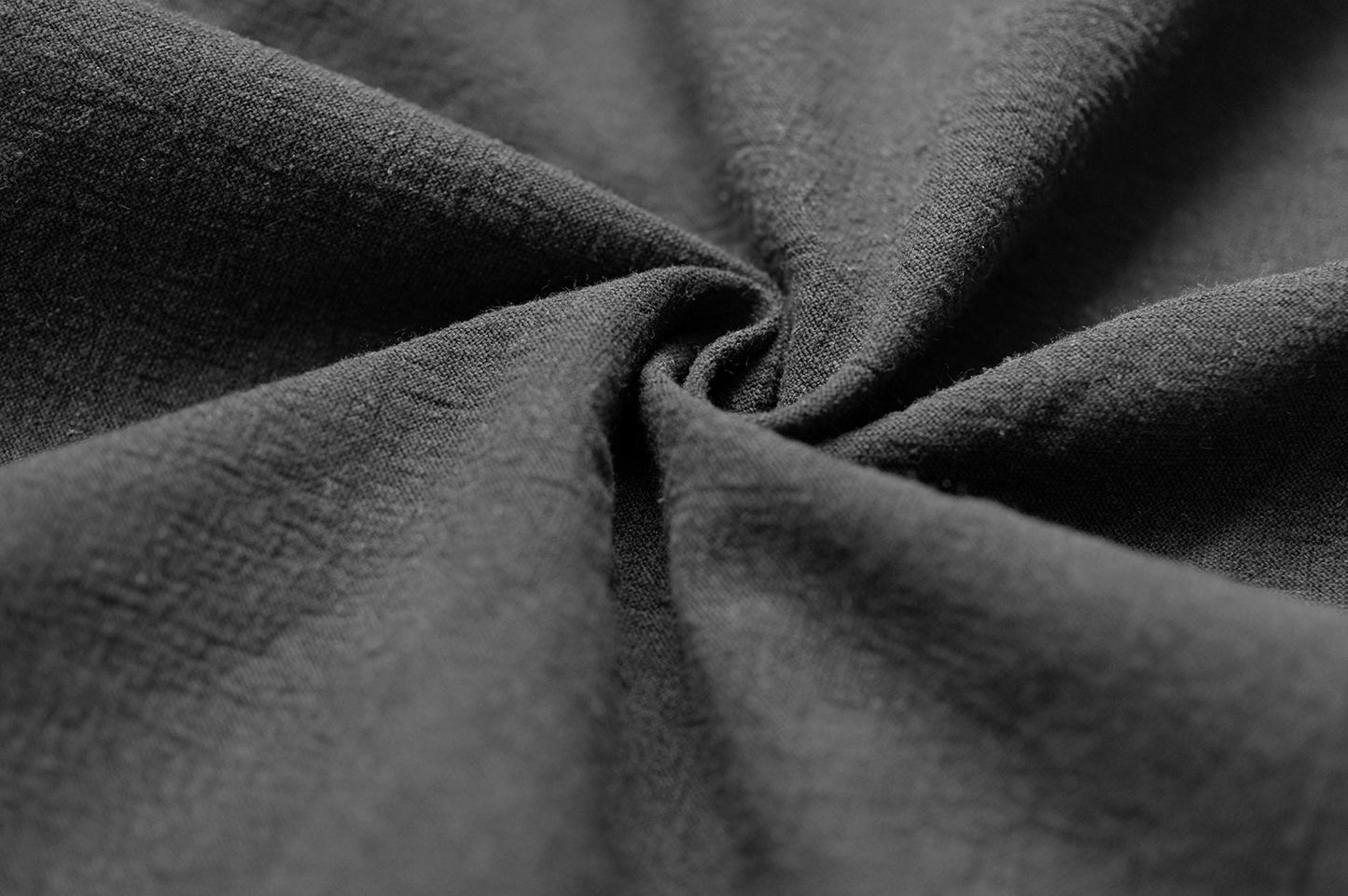 AOBBYBBS Soft Cotton Linen Apron Solid Color Halter Cross Bandage X Shape Kitchen Cooking Apron for Women Chef Housewarming Gift (Black)