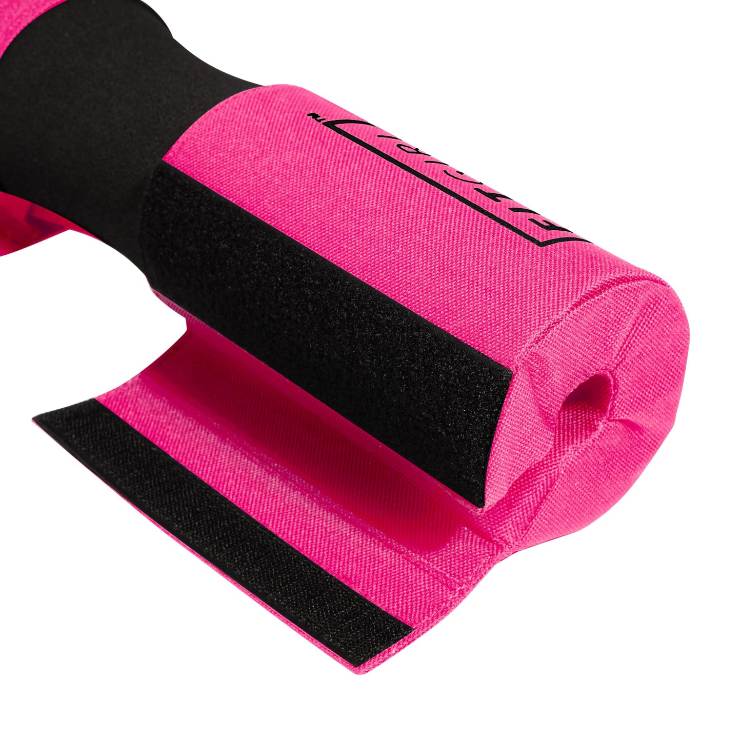 FITGIRL - Squat Pad and Hip Thrust Pad for Leg Day, Barbell Pad Stays in Place Secure, Thick Cushion for Comfortable Squats Lunges Glute Bridges, Olympic Bar and Smith Machine (Deluxe Pink)