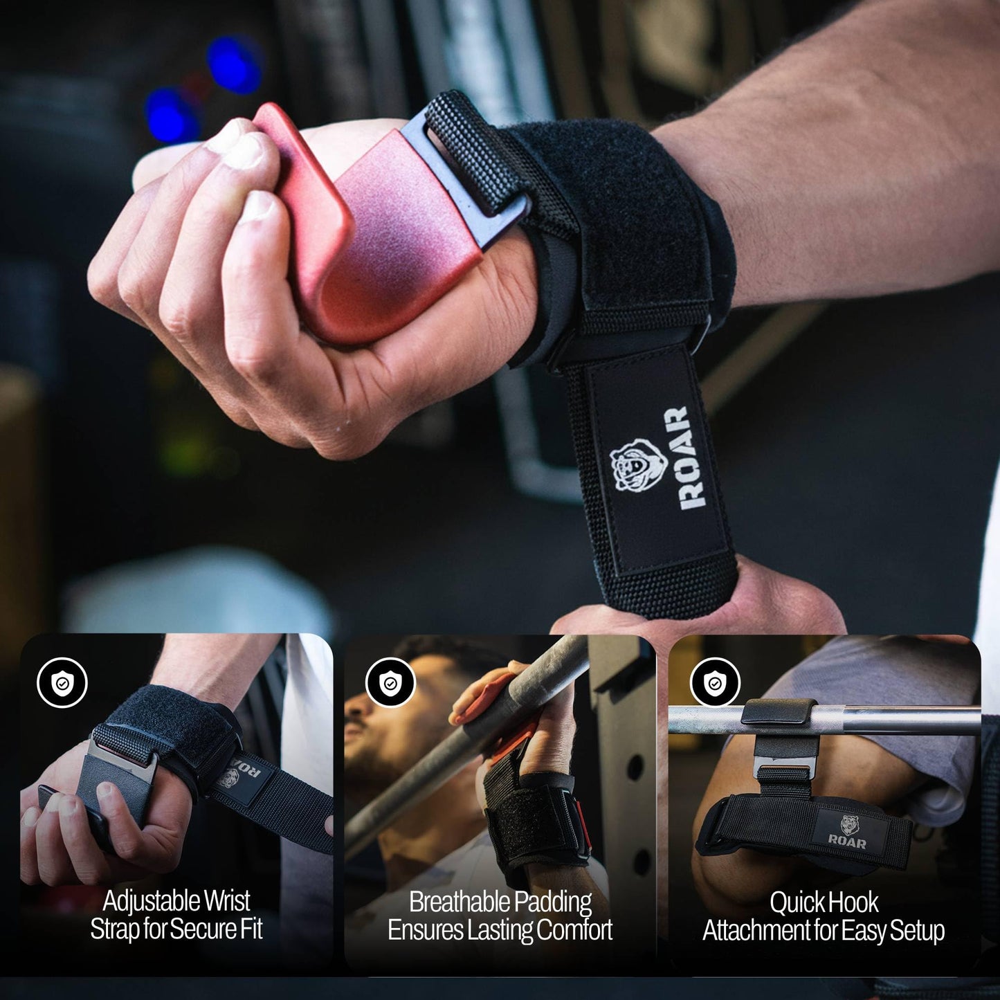 Roar® Hooks Gym (Red)