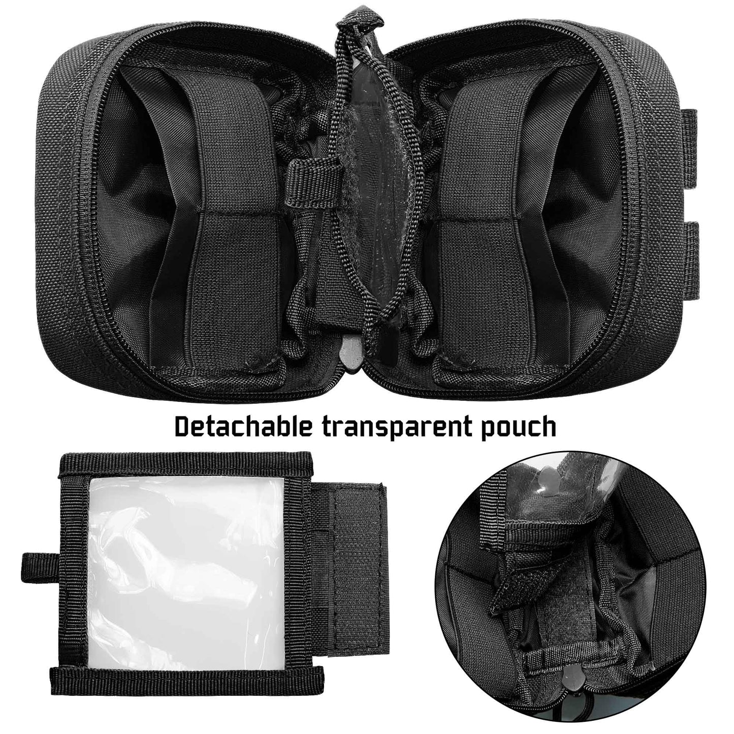 Small Admin Pouch Molle, Tactical Mini Utility Tool EDC Waist Belt Pouches Bag for Vest Backpack