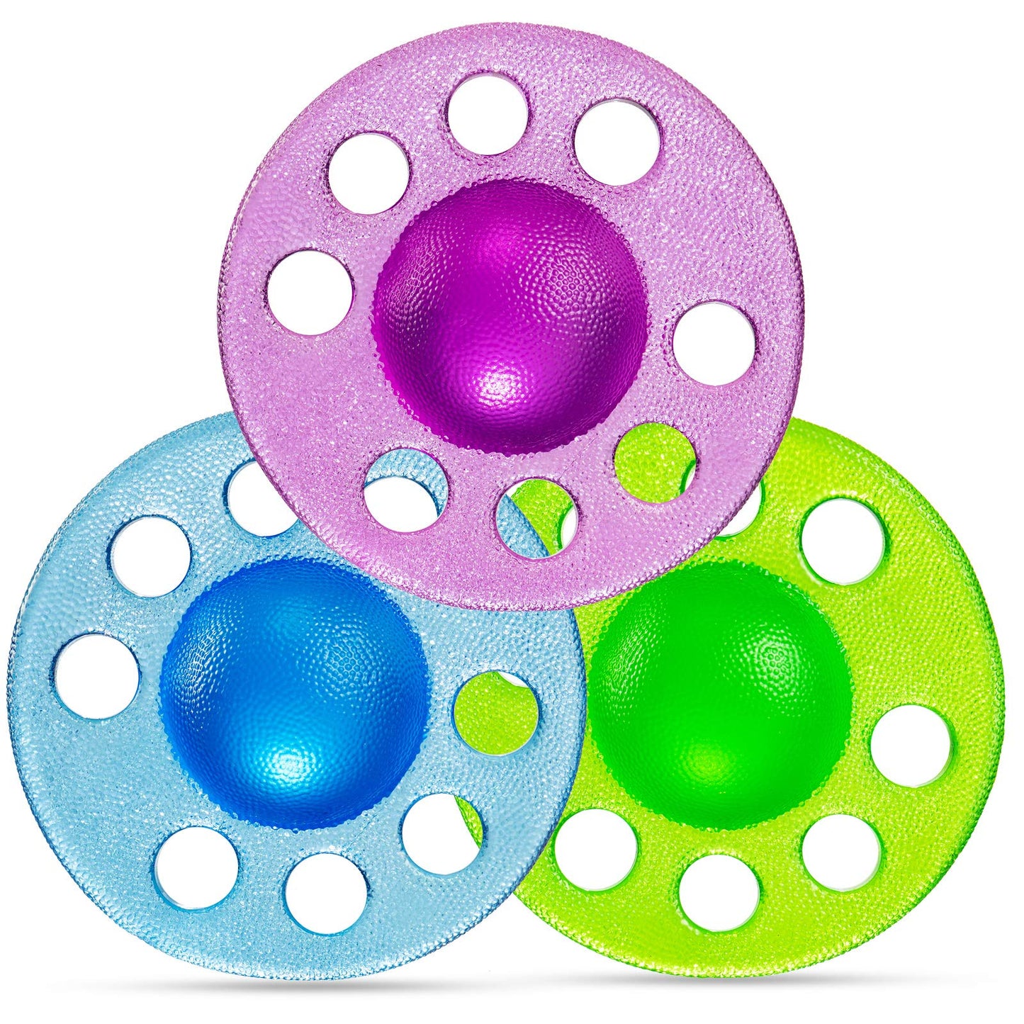 Serenily Grip Strength Trainer Finger Stretcher Hand Exercisers for Therapy Finger Extension Exerciser for Carpal Tunnel Hand Grips for Strength Training Finger Strengthener - 3 Piece Finger Exerciser