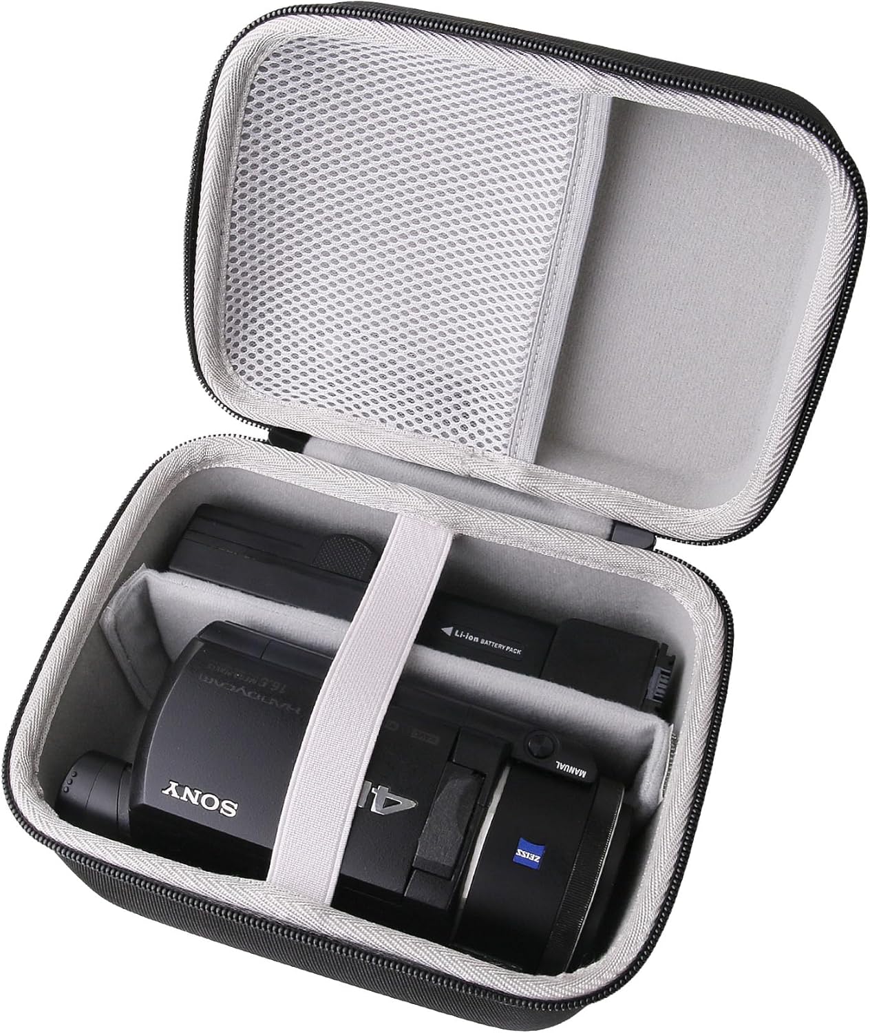 FDR-AX53/ FDR-AX43/Panasonic HC-V900/HC-VX3/HC-V785/HC-VX870 WAIYUCN Hard Carrying Case Compatible with Sony Video