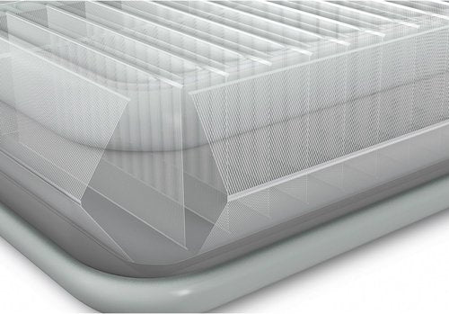 Intex Comfort Plush Elevated Airbed - Built-In Electric Pump | 22" Height, Queen Size