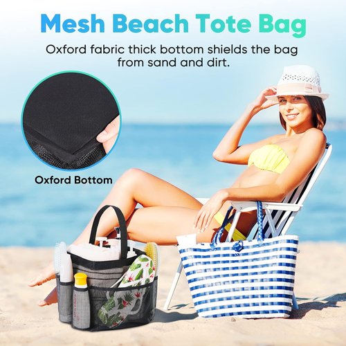 EUDELE Mesh Shower Caddy - Portable 8-Pocket Organizer for College Dorm, Beach, Gym & Travel Essentials