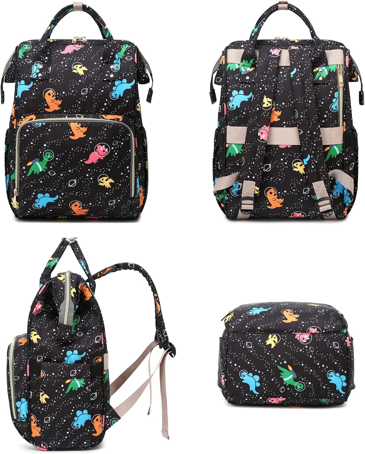 Xunteny Backpack, Backpack 15.6 Inch Backpacks Dinosaur Women Laptop College School Bookbag Computer for Work Business