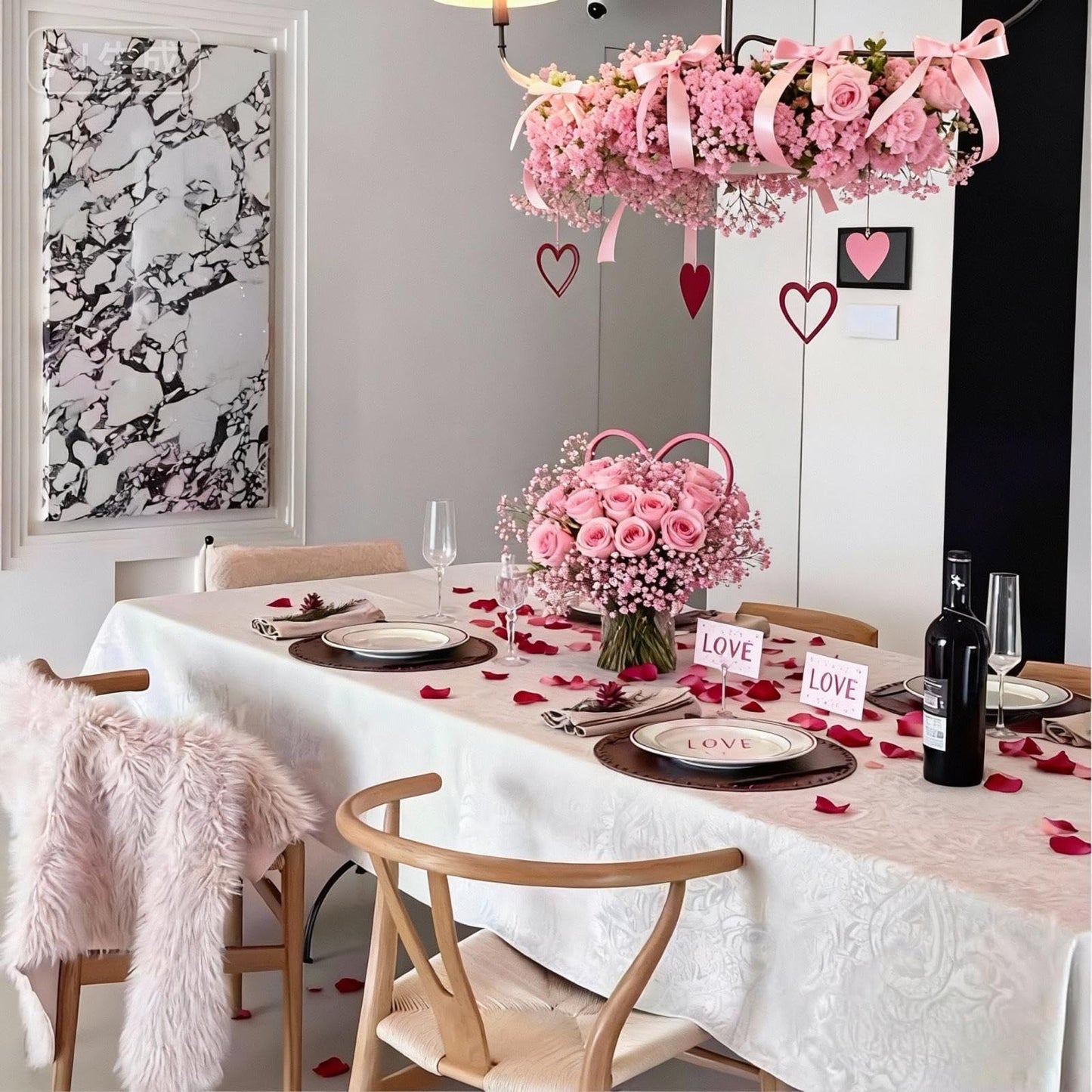 ZIWUROAD Rectangle Tablecloth, Jacquard Textured Spill-Proof Washable Dining Table Cloth, Heavy Weight Fabric Table Cover for Wedding, Kitchen, Dinners (72''x54'', Milky White)