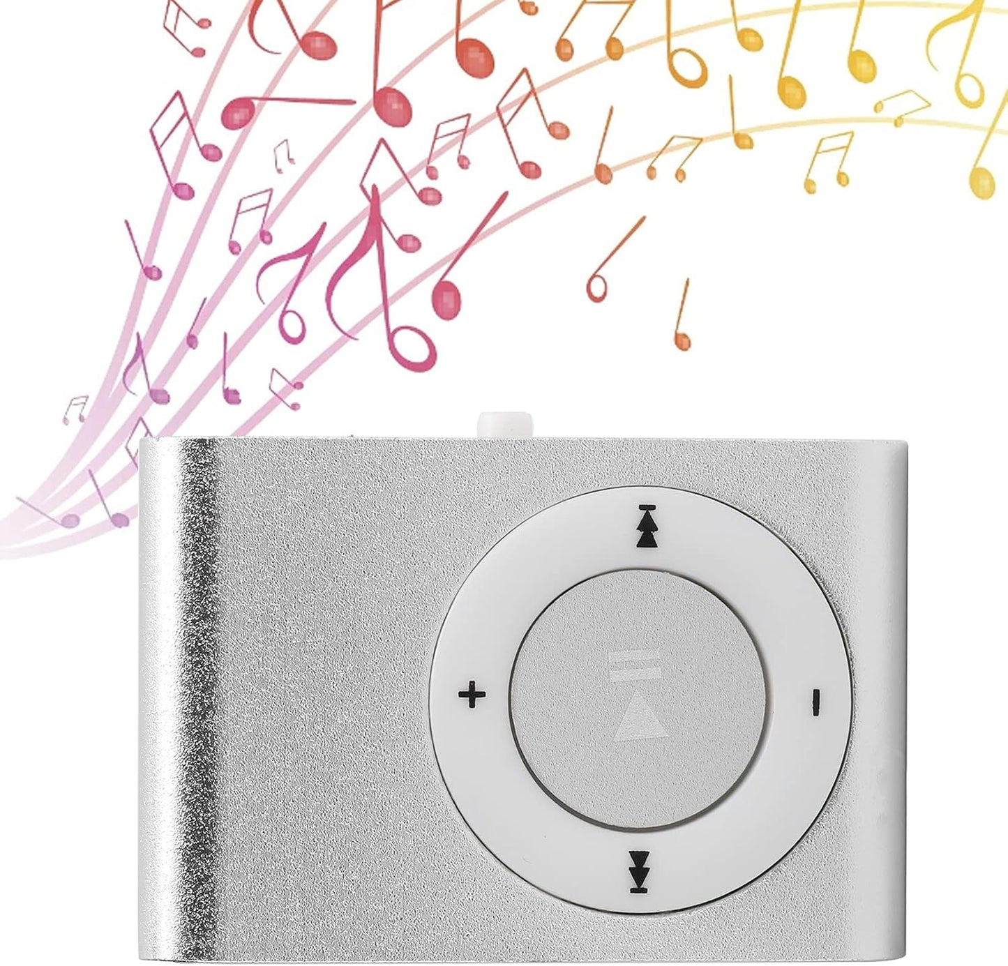 ASHATA 753 MP3 MiniMP3 Mini Player, Portable Music Player with Clip, Digital Music Media Player BackClip Player