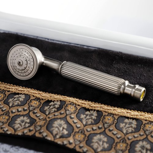 Kingston Brass K107A8 Vintage Single Function Round Hand Shower in Brushed Nickel