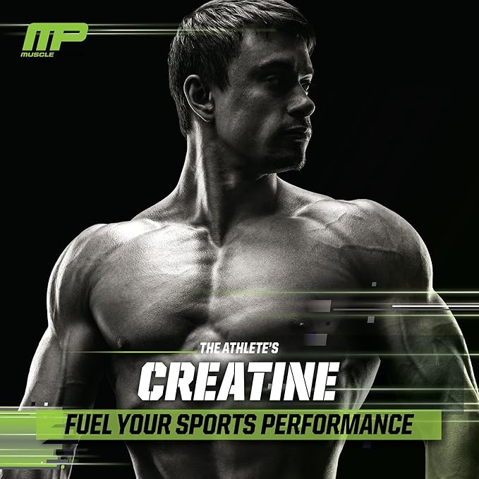 MusclePharm Creatine Monohydrate Powder, Pre Workout Muscle Builder & Post Workout Muscle Recovery Supplement, Ultra-Pure 100% Monohydrate Creatine Powder, 60 Servings, Unflavored