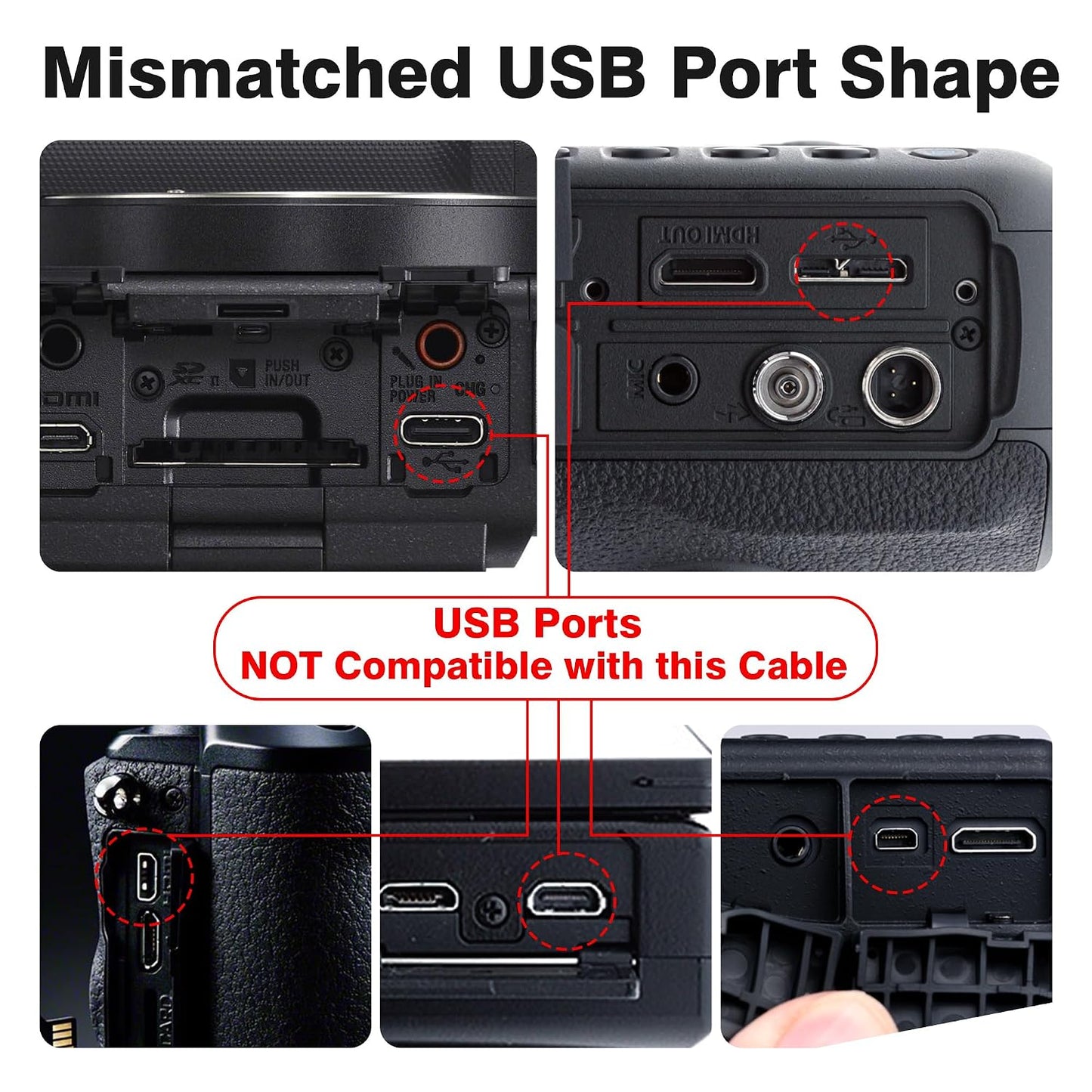 3.3ft IFC-400PCU T1i T7i, AGVEE Camera USB Data File Transfer AV Out Digital Cable Cord with Magnetic Ring for Canon