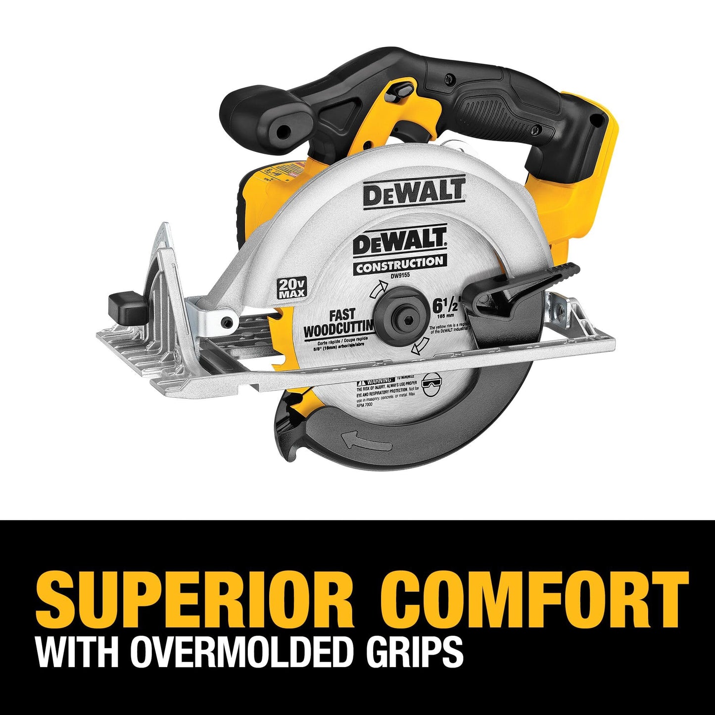 DEWALT 20V MAX Cordless Drill Driver and Circular Saw Combo Kit with 2 x 2 Ah Batteries and Charger, Contractor Bag (DCK252D2)