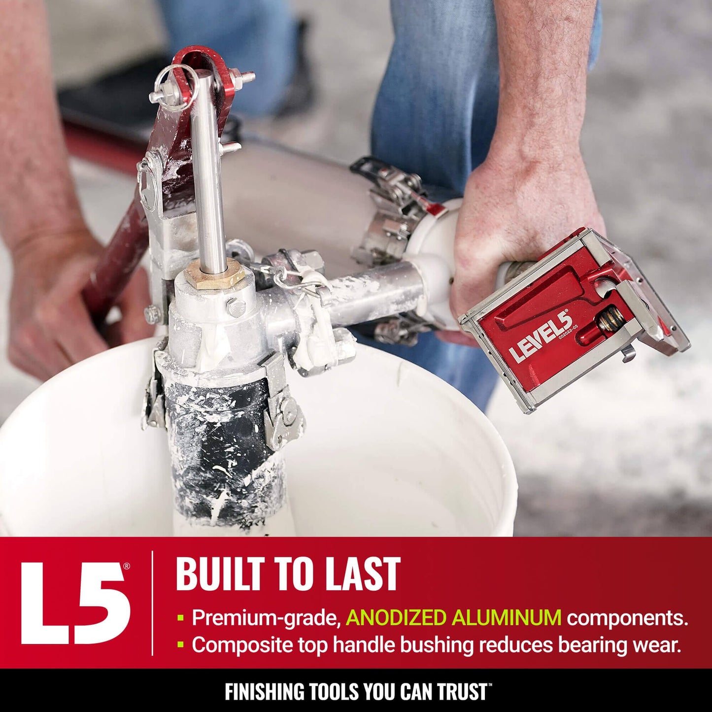 LEVEL5 Drywall Compound Pump | Fill Flat Boxes & Tapers (Gooseneck Sold Separately) | Professional Grade Equipment | Free Box Filler Valve | Drywall Sheetrock Gyprock | 4-771