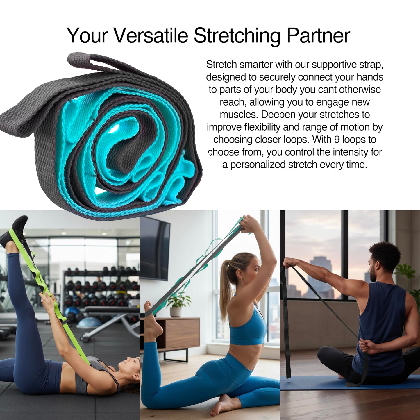 321 STRONG Foam Roller Set with: Hollow Core Roller, Muscle Roller Stick, Stretching Strap, Spikey Ball, Quick Start Guide, Carry Bag, and 4K eBook