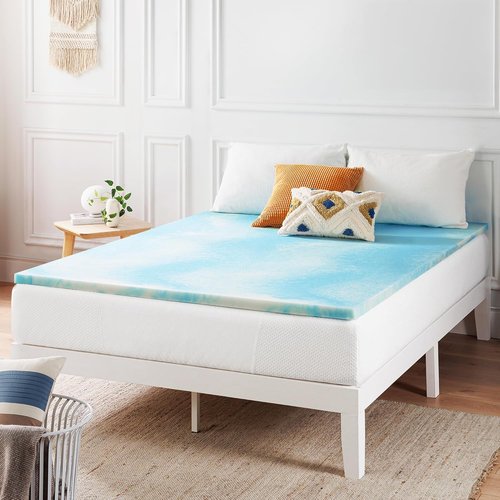 Best Price Mattress | 2-Inch Swirl Gel AeroBreeze Cooling Memory Foam Mattress Topper - Twin Size