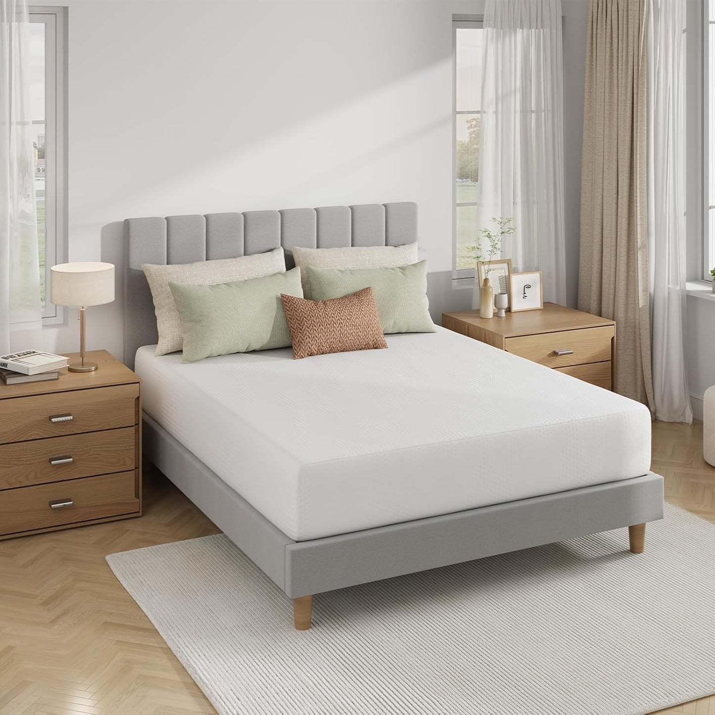 Novilla Queen Mattress - 10 Inch Gel Memory Foam for Comfortable, Cooling Sleep | CertiPUR-US Certified