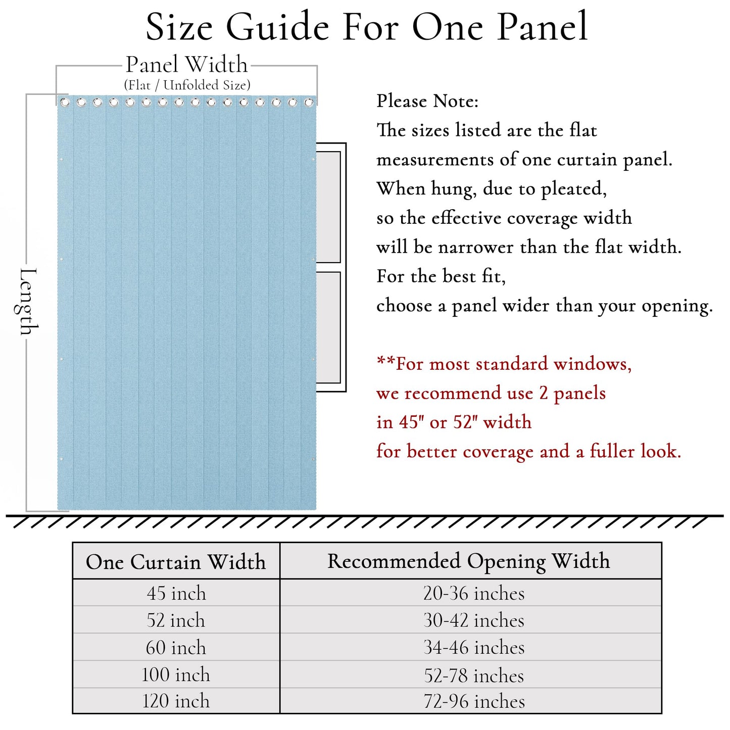 HMYI 100% Blackout Magnetic Curtain for Closet Door, Accordion Folding Door Curtain for Doorway/Laundry/Pantry/Hallway, 1 Panel, W45 x L80, Blue