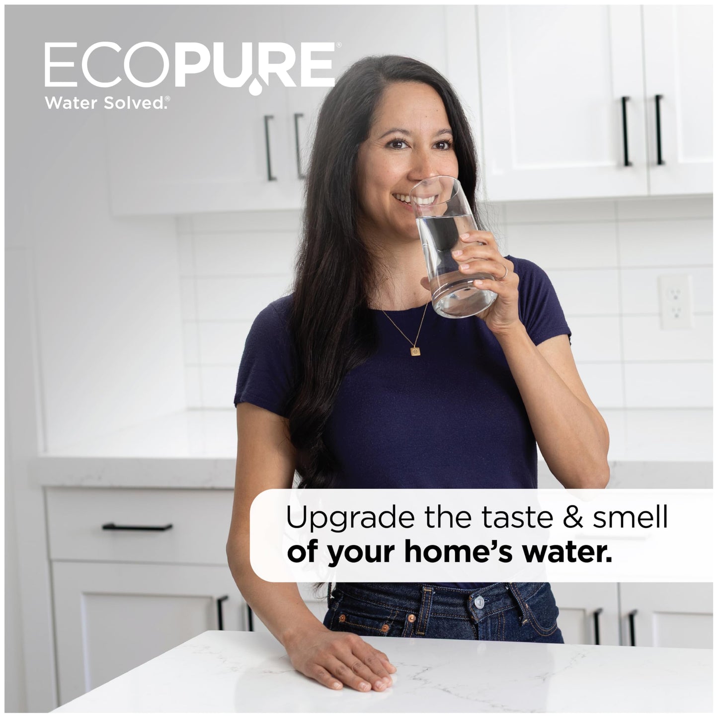 EcoPure ECOP30 Premium Reverse Osmosis System – Under Sink Drinking Water Filter System – NSF-Certified – Reduces Lead, Chlorine, and TDS –Bottled-Quality Water – Easy Filter Changes