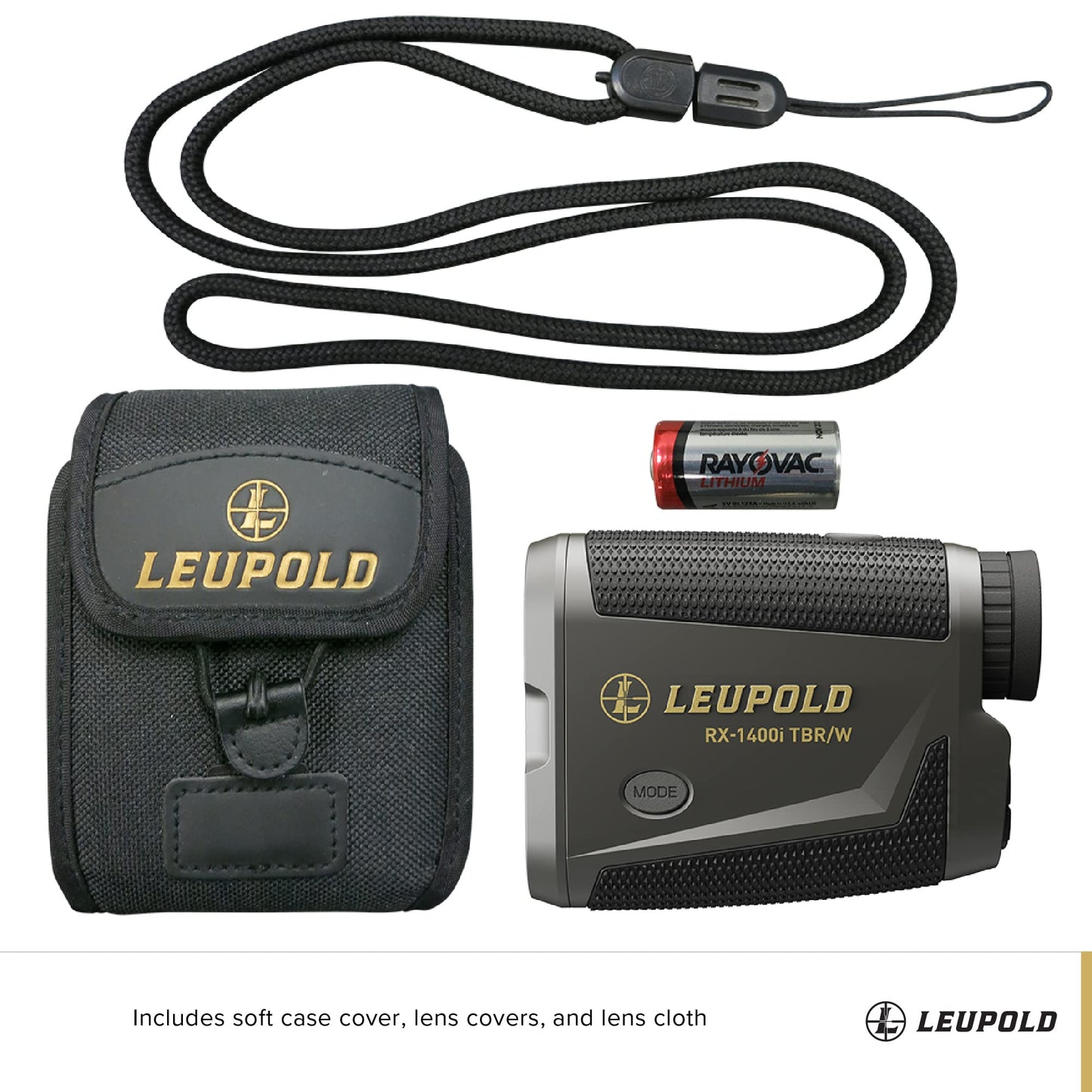 Leupold RX-1400I TBR/W Gen 2 w/Flightpath Rangefinder, Black/Gray