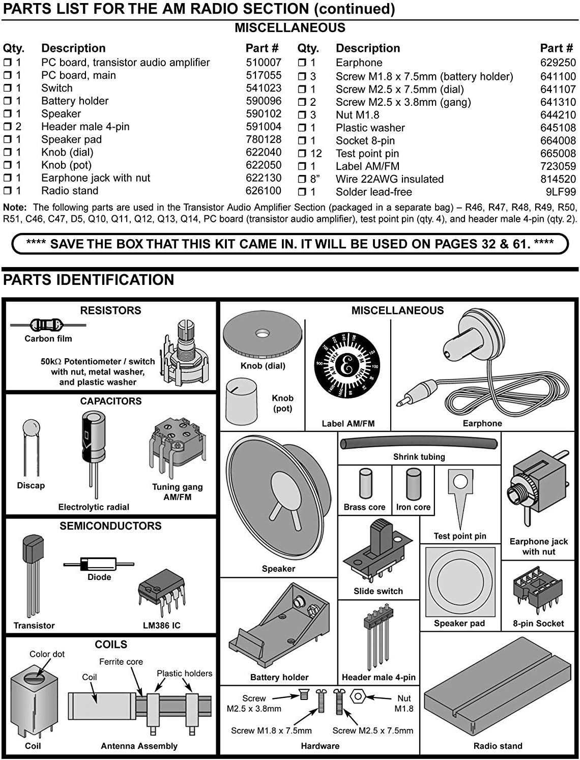 Elenco AM/FM Radio Kit |Switch Between ICs & Transistors | Solder | Great STEM Project | Superheterodyne Designed to AM