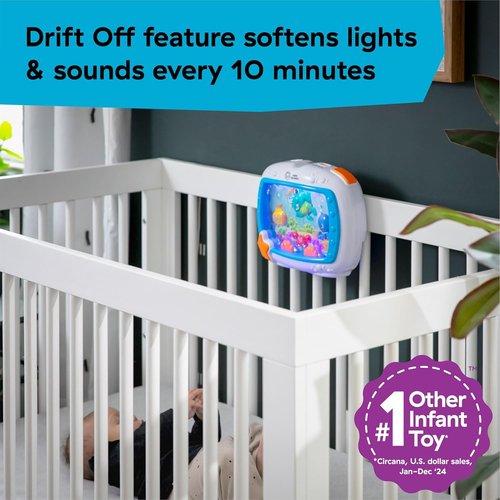 Baby Einstein Sea Dreams Soother - Musical Crib Toy & Sound Machine for Newborns | Calming Night Light